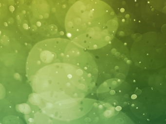 Bubbles in green water
