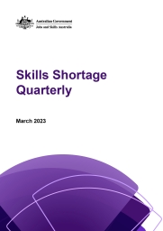 Skills Shortage Quarterly Report cover image