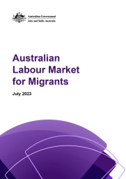 report cover with white background and purple image
