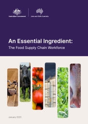 Food-based images on a purple background